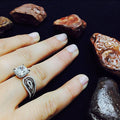 Fashion Geometric Line Open Ring For Women Personalized European American Finger Jewelry view 3