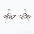 Zinc Alloy Tree Of Life Star Charm Pendant for DIY Necklace Bracelet Jewelry Making view 2
