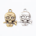 Zinc Alloy Skull Charm Pendant No.546913 for DIY Necklace Bracelet Jewelry Making view 4
