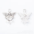 Zinc Alloy Angel Charm Pendant No.534098 for DIY Necklace Bracelet Jewelry Making view 2