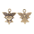Zinc Alloy Angel Charm Pendant No.534098 for DIY Necklace Bracelet Jewelry Making view 3