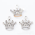 Zinc Alloy Crown Charm Pendant No.695269 for DIY Necklace Bracelet Jewelry Making view 2