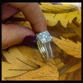 European Fashion Square Zircon Women's Wedding Ring, Jewelry Accessory view 2