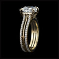 European Fashion Square Zircon Women's Wedding Ring, Jewelry Accessory view 1