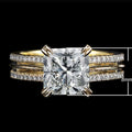 European Fashion Square Zircon Women's Wedding Ring, Jewelry Accessory view 5