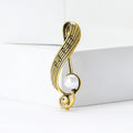 Alloy Music Note Brooch Pin For Suits And Shirts view 4