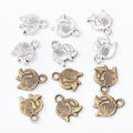 DIY Vintage Zinc Alloy Elephant Pendant Charm Jewelry Accessories For Bracelet Making view 1