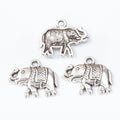 DIY Vintage Zinc Alloy Elephant Pendant Charm Jewelry Accessories For Necklace Making view 2