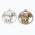 Zinc Alloy Elephant Charm Pendant No.640106 for DIY Necklace Bracelet Jewelry Making view 1