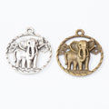 Zinc Alloy Elephant Charm Pendant No.640106 for DIY Necklace Bracelet Jewelry Making view 4