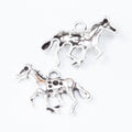 Zinc Alloy Horse Head Charm Pendant for DIY Necklace Bracelet Jewelry Making view 2