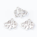 Zinc Alloy Elephant Charm Pendant No.229736 for DIY Necklace Bracelet Jewelry Making view 3