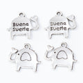 Zinc Alloy Elephant Charm Pendant No.393744 for DIY Necklace Bracelet Jewelry Making view 3