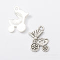 Zinc Alloy Baby Carriage Charm Pendant for DIY Necklace Bracelet Jewelry Making view 4