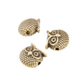 Vintage Zinc Alloy Owl Small Hole Beads For DIY Bracelets Necklaces And Jewelry Making view 5
