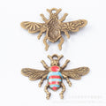 Zinc Alloy Bee Charm Pendant for DIY Necklace Bracelet Jewelry Making view 3