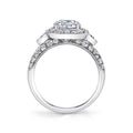 Classic Openwork Floral Texture Wedding Ring For Women, European Style Bridal Jewelry view 2