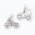 Zinc Alloy Baby Stroller Charm Pendant No.501939 for DIY Necklace Bracelet Jewelry Making view 3