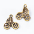 Zinc Alloy Baby Stroller Charm Pendant No.501939 for DIY Necklace Bracelet Jewelry Making view 2