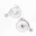 Zinc Alloy Bicycle Charm Pendant for DIY Necklace Bracelet Jewelry Making view 3