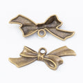 Zinc Alloy Bow Charm Pendant No.628949 for DIY Necklace Bracelet Jewelry Making view 3