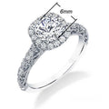 Hot Selling Zircon Engagement Ring For Women, Couple Wedding Ring Fashion Jewelry view 4