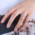 Hot Selling Zircon Engagement Ring For Women, Couple Wedding Ring Fashion Jewelry view 3