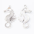 Zinc Alloy Seahorse Charm Pendant for DIY Necklace Bracelet Jewelry Making view 3