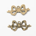 Zinc Alloy Bow Charm Pendant No.288558 for DIY Necklace Bracelet Jewelry Making view 2