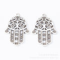 Zinc Alloy Hand Charm Pendant No.659191 for DIY Necklace Bracelet Jewelry Making view 4