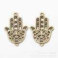 Zinc Alloy Hand Charm Pendant No.659191 for DIY Necklace Bracelet Jewelry Making view 2
