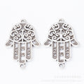 Zinc Alloy Hand Charm Pendant No.659191 for DIY Necklace Bracelet Jewelry Making view 3