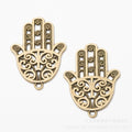 Zinc Alloy Hand Charm Pendant No.659191 for DIY Necklace Bracelet Jewelry Making view 5