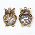 Zinc Alloy Owl Charm Pendant No.590084 for DIY Necklace Bracelet Jewelry Making view 3