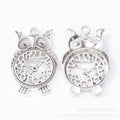 Zinc Alloy Owl Charm Pendant No.590084 for DIY Necklace Bracelet Jewelry Making view 2