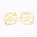 Zinc Alloy Gears Charm Pendant for DIY Necklace Bracelet Jewelry Making view 2
