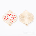 Gold Zinc Alloy Fan Lantern Charm Pendant for DIY Necklace Bracelet Jewelry Making view 2