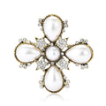 Alloy Baroque Pearl Brooch Pin For Womens Fashion Apparel view 5