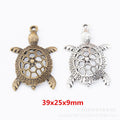 Zinc Alloy Turtle Charm Pendant No.629253 for DIY Necklace Bracelet Jewelry Making view 1