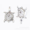 Zinc Alloy Turtle Charm Pendant No.629253 for DIY Necklace Bracelet Jewelry Making view 2