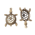 Zinc Alloy Turtle Charm Pendant No.629253 for DIY Necklace Bracelet Jewelry Making view 3