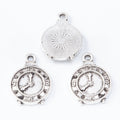 DIY Jewelry Accessory Vintage Zinc Alloy Clock Pendant Charm For Necklace Bracelet Making view 3