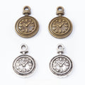 Zinc Alloy Clock Charm Pendant No.747929 for DIY Necklace Bracelet Jewelry Making view 1