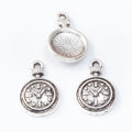Zinc Alloy Clock Charm Pendant No.747929 for DIY Necklace Bracelet Jewelry Making view 3