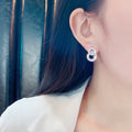 Korean Style Sweet Girl Round Circle Drop Earrings For Women, Fashion Jewelry Accessories view 3