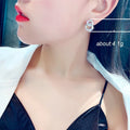Korean Style Sweet Girl Round Circle Drop Earrings For Women, Fashion Jewelry Accessories view 4