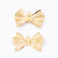 Zinc Alloy Bow Charm Pendant No.019182 for DIY Necklace Bracelet Jewelry Making view 3