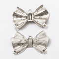 Zinc Alloy Bow Charm Pendant No.019182 for DIY Necklace Bracelet Jewelry Making view 2