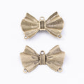 Zinc Alloy Bow Charm Pendant No.019182 for DIY Necklace Bracelet Jewelry Making view 4
