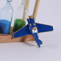 Alloy Cartoon Airplane Brooch Pin For Simple Apparel Accessories view 4